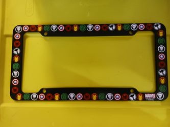 Marvel License Plate Cover