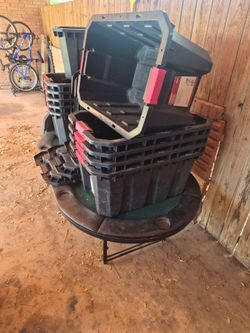 Heavy Duty Storage Bins $7 EACH FOUR LEFT!  going going gone!