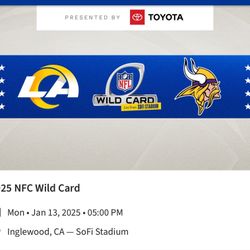 Rams Vs Vikings Wild Card 