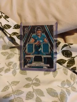 TREVOR LAWRENCE  TRIPLE PATCH JERSEY RELIC 