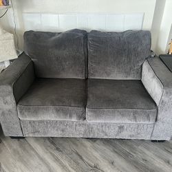Two Small Grey Couches