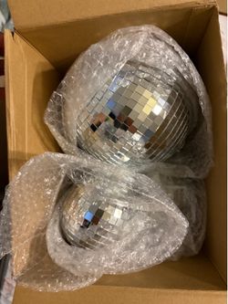 multi size disco balls - OBO