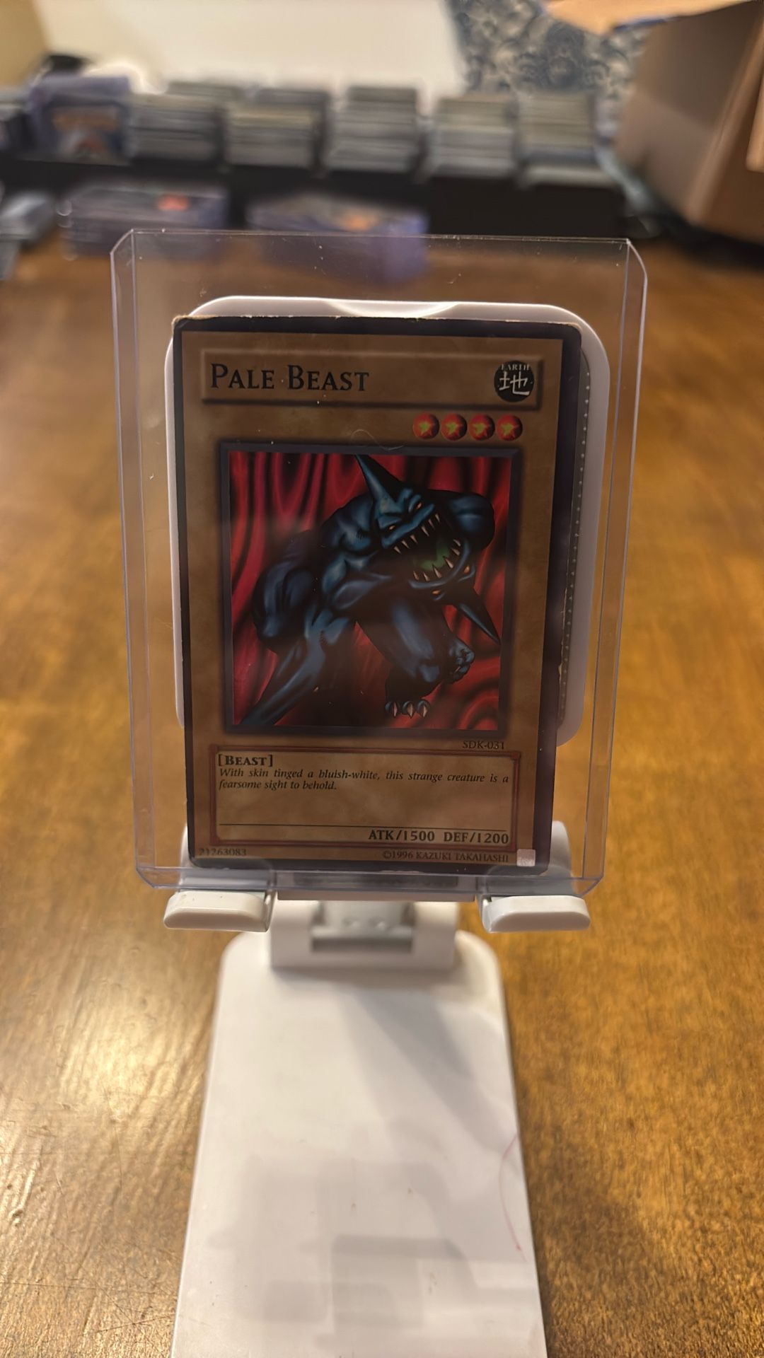 1996 Yugioh Pale Beast SDK-031