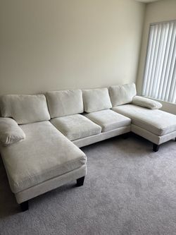 White Sectional