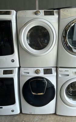 Samsung Front Load Set - Large Capacity & Stackable