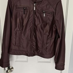 Woman Faux Leather Jacket