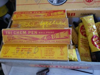 Tri chem vintage pens