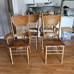 Oak Chairs 