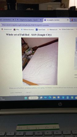 Whole Set Full Sized Bed