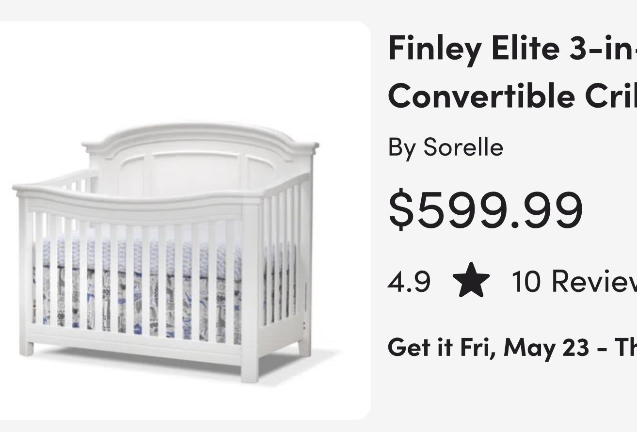 Cuna Blanca De Bebé , Se Ve Nueva