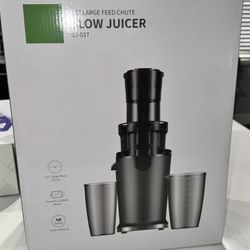 3.5” Large feed Chute Slow juicer