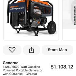  Gasoline Powered Portable Generator