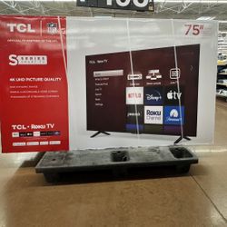 75” TCL Smart 4k Led Uhd Tv 