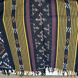 Indonesian Ikat Throw Fabric Brand New 