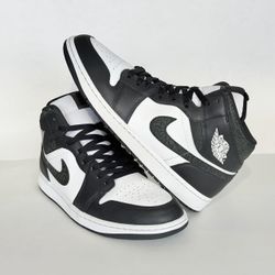 Air Jordan 1 Mid SE 'Panda Elephant' FB9911-001 Men’s size 12 “No Box”