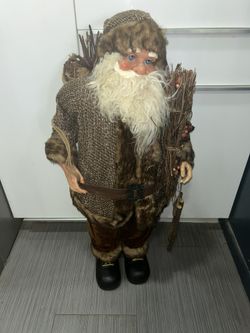 36” Rustic Santa Claus Christmas