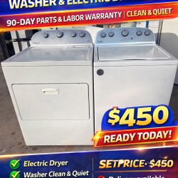 Whirlpool Washer & Electric Dryer Set