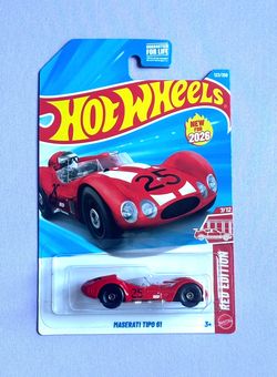 Hot wheels red edition Maserati Tipo 61