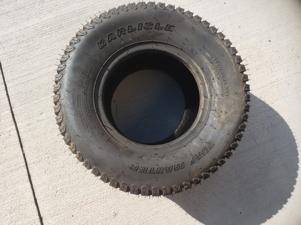 single carlisle turf master 22x11.00-10 tire