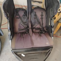 Double Jogger Baby Stroller 