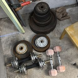 Weights fitness equipment dumbbells