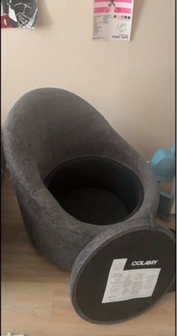 Dark Grey Colamy Chair