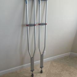 Extra Tall Crutches- LIKE NEW 