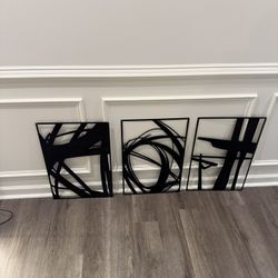 Black Wall Art 