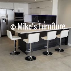 New Adjustable Bar Stools, barstools, barstool, bar stool, Sillas, Dining Chairs, chair, chairs, cadeiras (4 colors Red, Black, White, Gray)