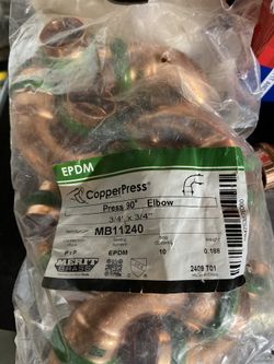 3/4 Pro Press Elbows