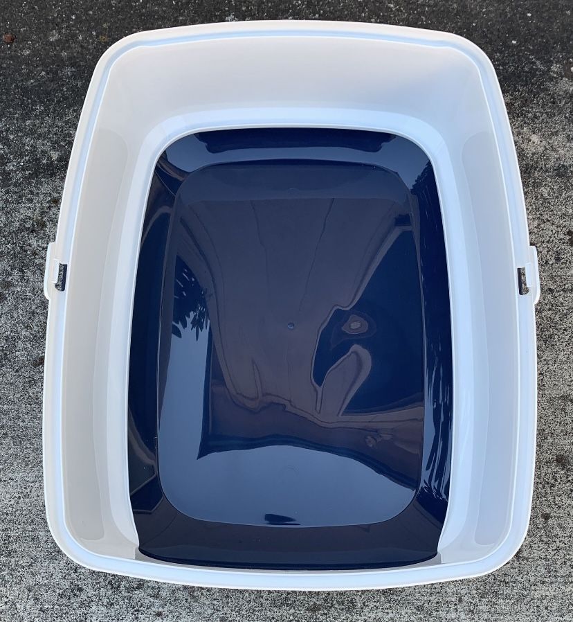 Frisco 19” Open-Top Cat Litter Box with Rim