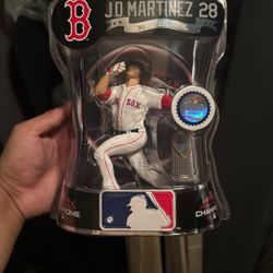 MLB J.D. Martinez Boston Red Sox Imports Dragon Action Figure WSC 6"