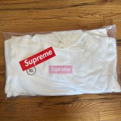 Supreme Box Logo Hooded Sweatshirt (FW25)  White 