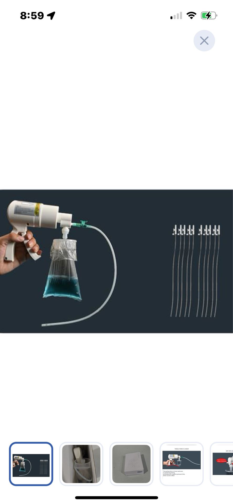 “ New Handheld(Kids&adults) Mucus Suction Pump(portable)retail $49
