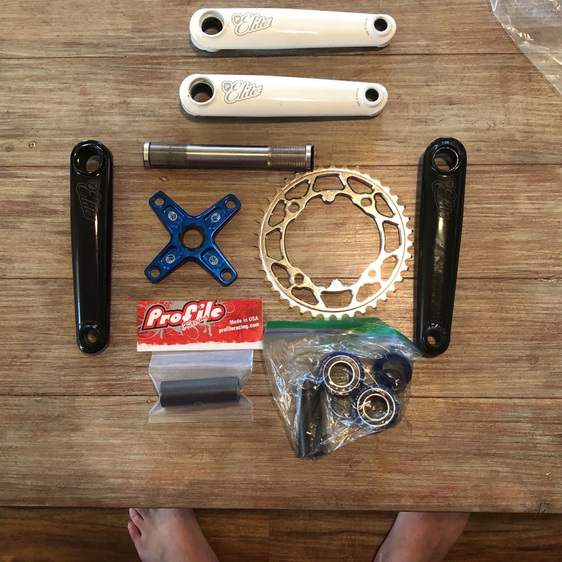 Profile Elite Bmx Cranks 170 Or 175