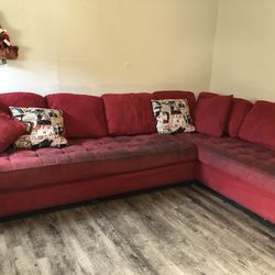 Red Sectional