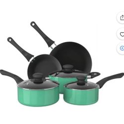 Non-Stick Cookware Set, Pots 8-Piece Set