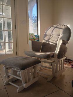 $30!steal!Nursing Glider Chair with Ottoman
