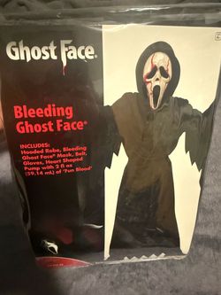 Bleeding Ghost Face Halloween Costume
