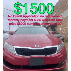 2012 Kia No Credit Application 