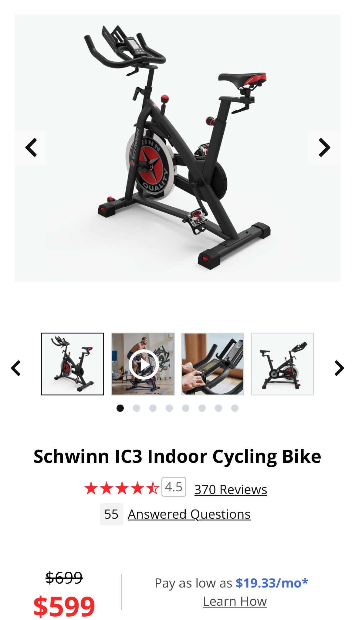 Schwinn Stationary Bike