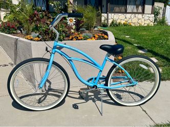 Firmstrong 26” Women’s Beach Cruiser Bike Baby Blue Aqua NEW never ridden 3 speeds