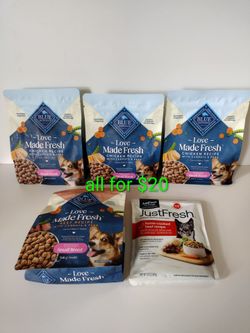 BLUE Love Made Fresh Small Breed Adult Refrigerated Dog Food, Chicken Meatball 1lb Pouch