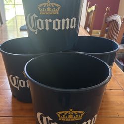 Corona Blue Beer buckets 