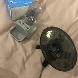 Hamster Wheel And Feeder (brand New) 