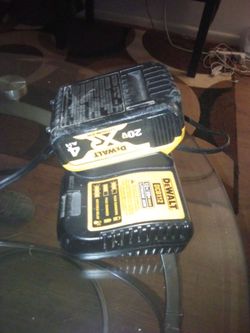 DeWalt 20V battery with charger