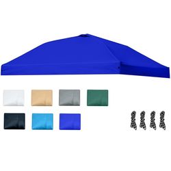 10x10 Canopy Replacement Top - for Straight Leg Canopy Tent, Waterproof, Durable, Tear-Resistant, Ideal for Outdoor Camping, Patio Shade (Top Only - F