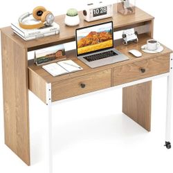 Extendable Computer Desk Natural
