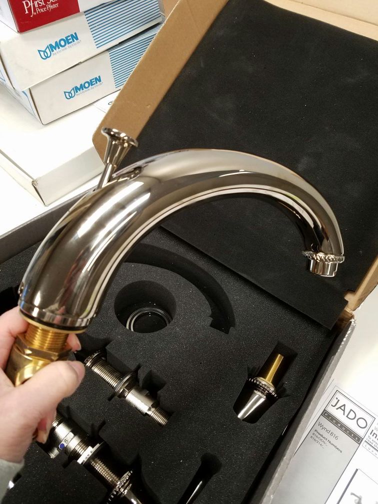 JADO roman tub faucet with hand shower