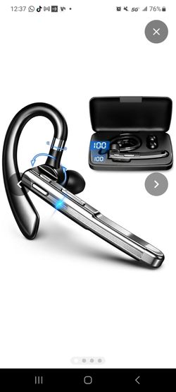 Wireless Bluetooth Earpiece with Charging Case